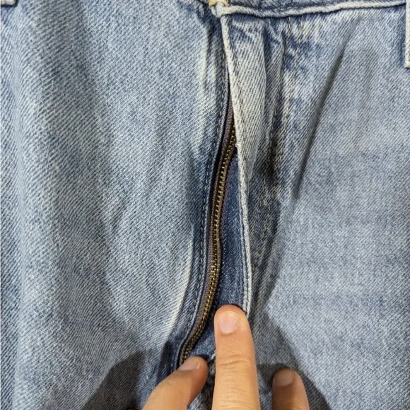 Levis Jeans Women High Waisted Straight Blue 32x29 Ladies Levi Strauss Hemp - Picture 6 of 15